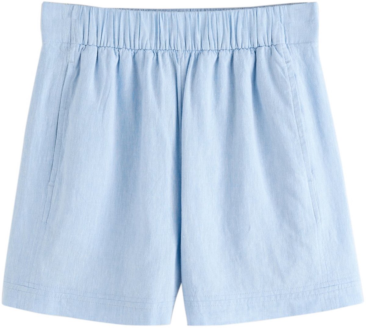 Next - Dames - short van linnenmix - Blauw