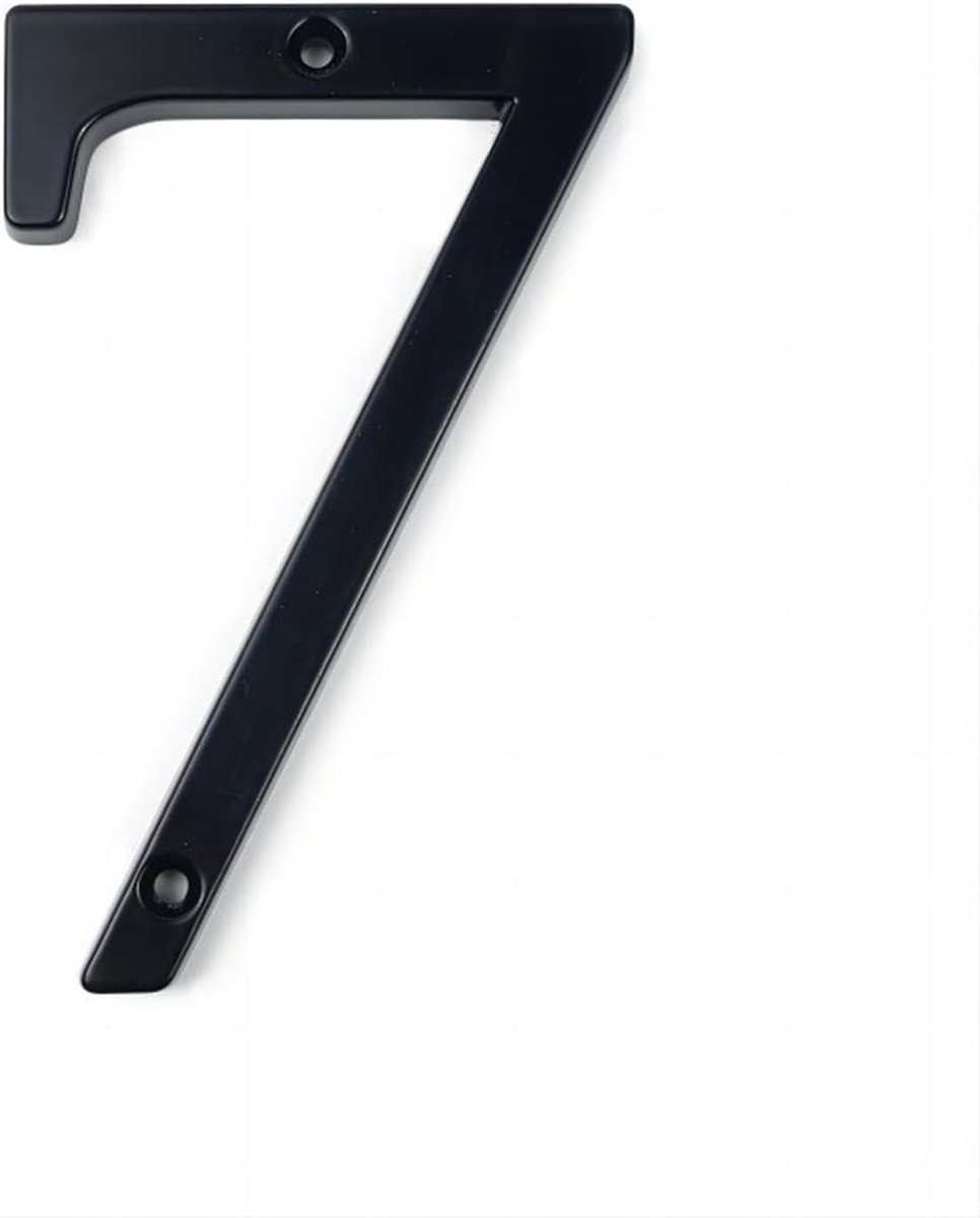 Huisnummer - Adrescijfer - Façade markering - Zelfklevend design - 10.2 cm hoog - Zwart