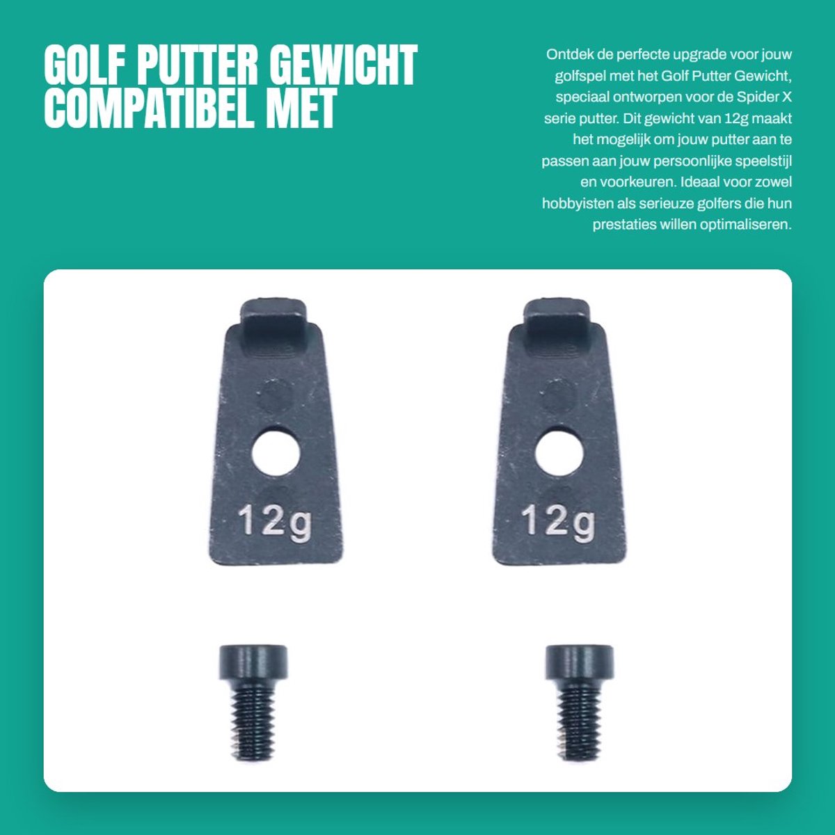 Store_7 - Golf Putter Gewicht - Compatibel met Spider X Serie