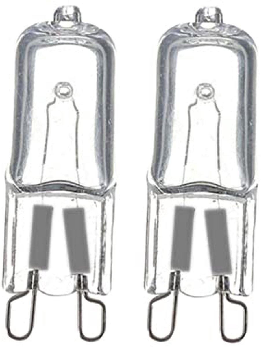 Halogeenlamp G9 - Dimbaar licht - Sfeerverlichting creëren - Warmwit 2800K - 2 stuks - Geel