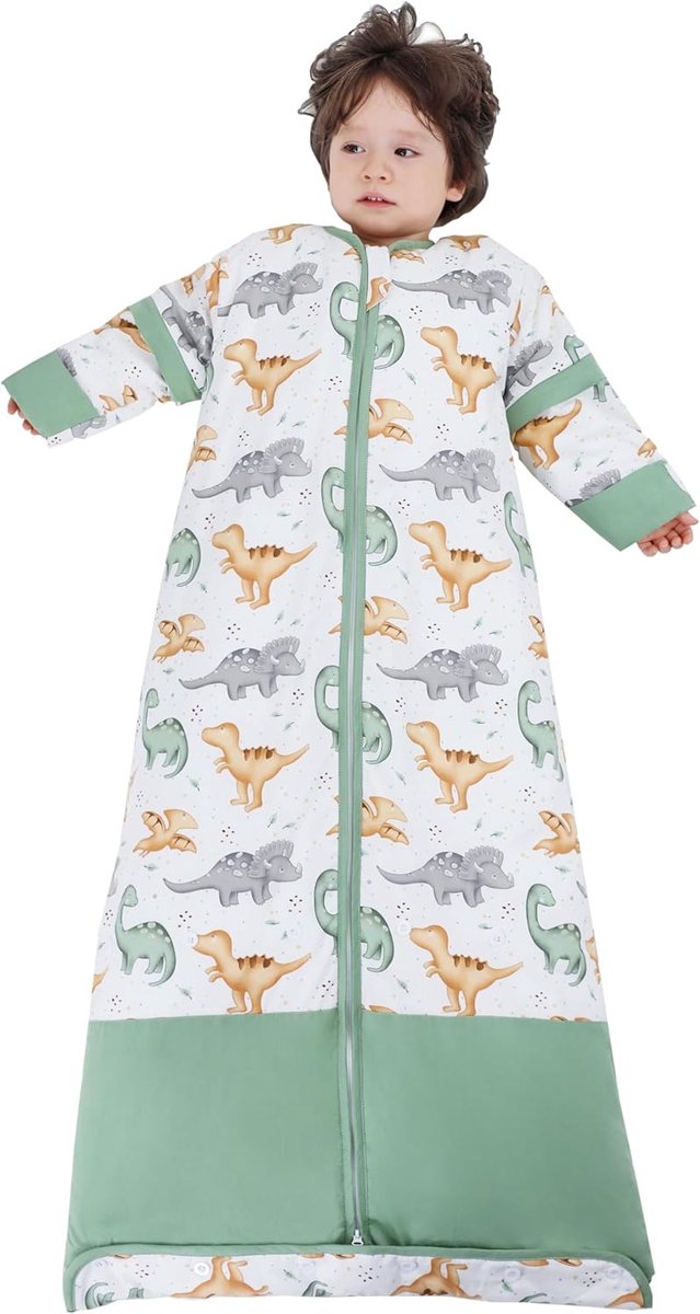 Winterslaapzak Kinderen - Baby slaapzak - Warm Slapen - Afneembare Mouwen - 1-10 Jaar - Blauw