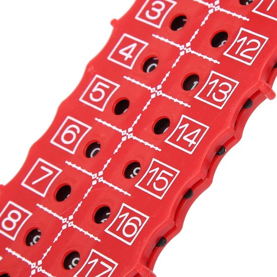 Dailygoods- Golfscore-apparaat 2 Stuks - Draagbare Golfteller - 18-holes Scoreregistratie - Compact en Lichtgewicht - Eenvoudige Bedienning - Duurzaam Ontwerp - Golfscoreteller van Dailygoods — afbeelding 5