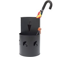 Paraplubak - Paraplustandaard - Entree Opruimen - Met Opvangbak - 30 x 50 cm - Zwart