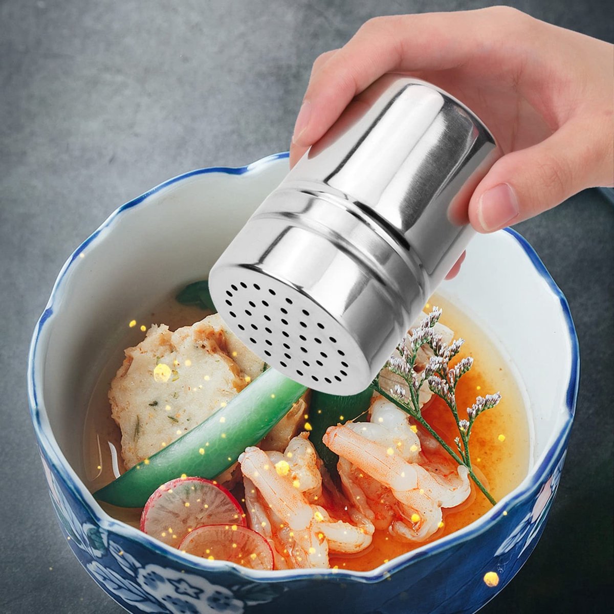 Dailygoods- Kruidenfles Roestvrij Staal - Kruidenstrooier - Kruidendispenser - Keukengadget - Potbus - Herbruikbaar en Duurzaam