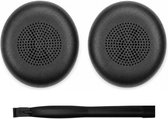 Set Oorkussens voor Jabra Koptelefoon - Elite 45h Oorkussen - Elite 45h/Evolve2 65/Evolve2 40 - Kunstleer met Traagschuim