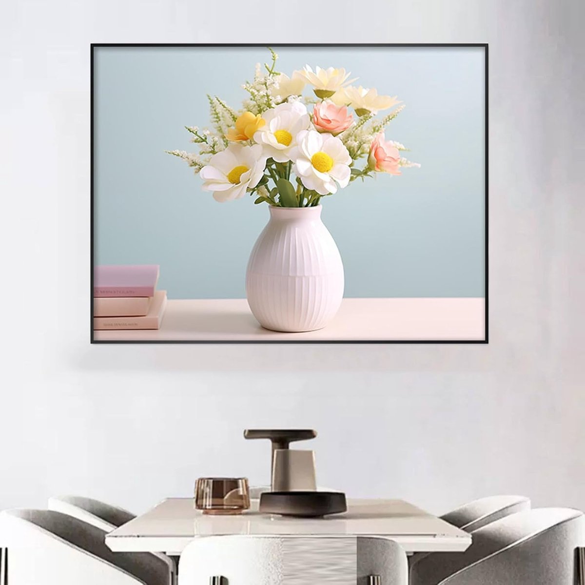 Groepenkast Afdekking - Meterkast Verbergen - Wanddecoratie - Klapbaar Ontwerp - 50x40 cm - Stijl-w