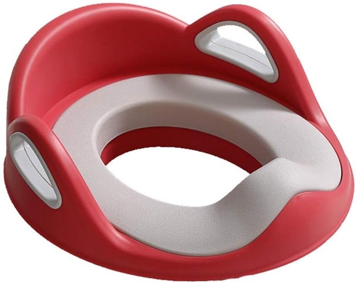 Kinder Toiletring - Potty Trainer - Zindelijkheidstraining - Dubbel Antislip - 35 cm - Rood