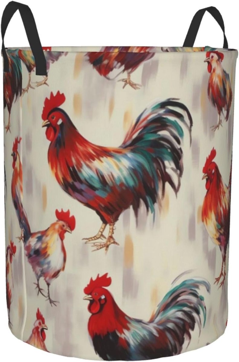 Wasmand Kledingmand Huishoudelijk Organiseren Opvouwbaar en Staand 40 x 50 cm Zwart