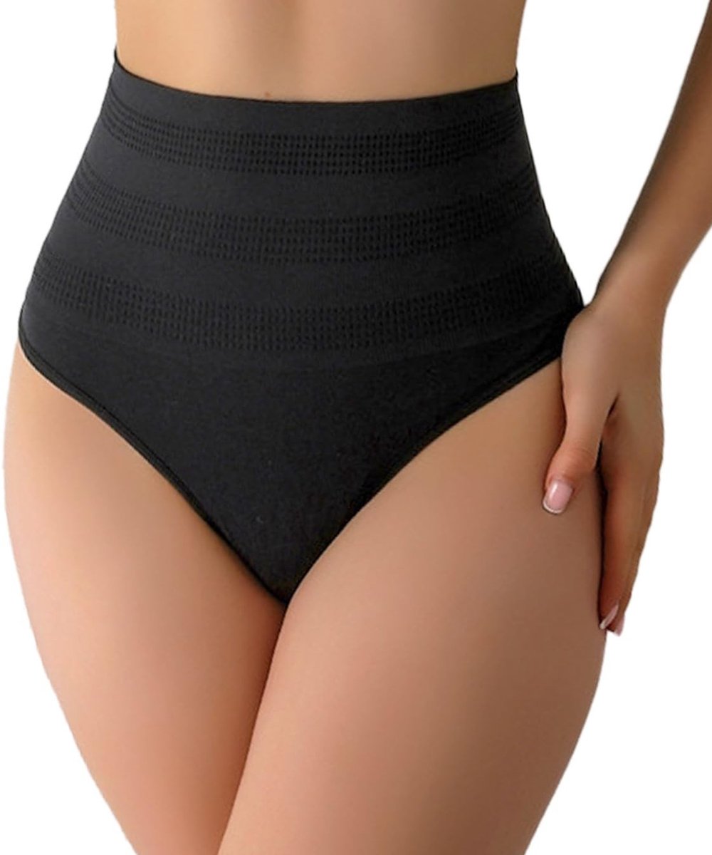 Dailygoods- Shapewear Dames Buikweg-onderbroek - Figuurvormend - Hoge Taille - Ondergoed/String - S/M/L/XL/XXL - 85% Nylon/15% Elastaan - Figuurcorrigerend Ondergoed