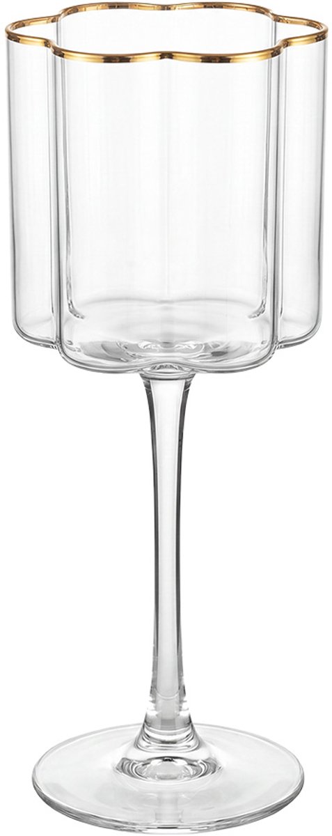 Clayre & Eef Wijnglas 300 ML Transparant Glas