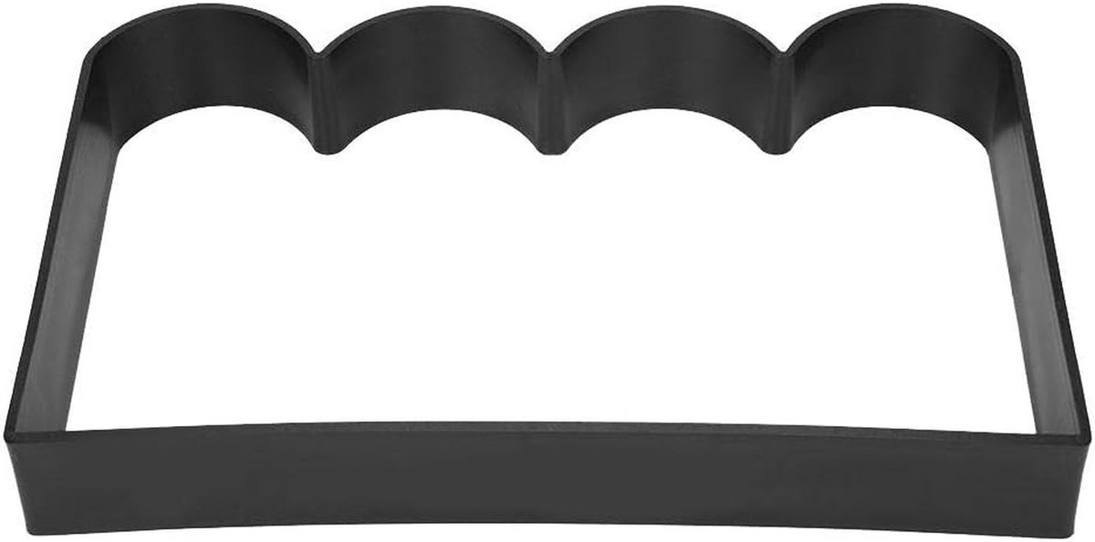 Betonmaler - Pad mal - Tuinpad Maken - Herbruikbaar Plastic - 41x25cm - Zwart