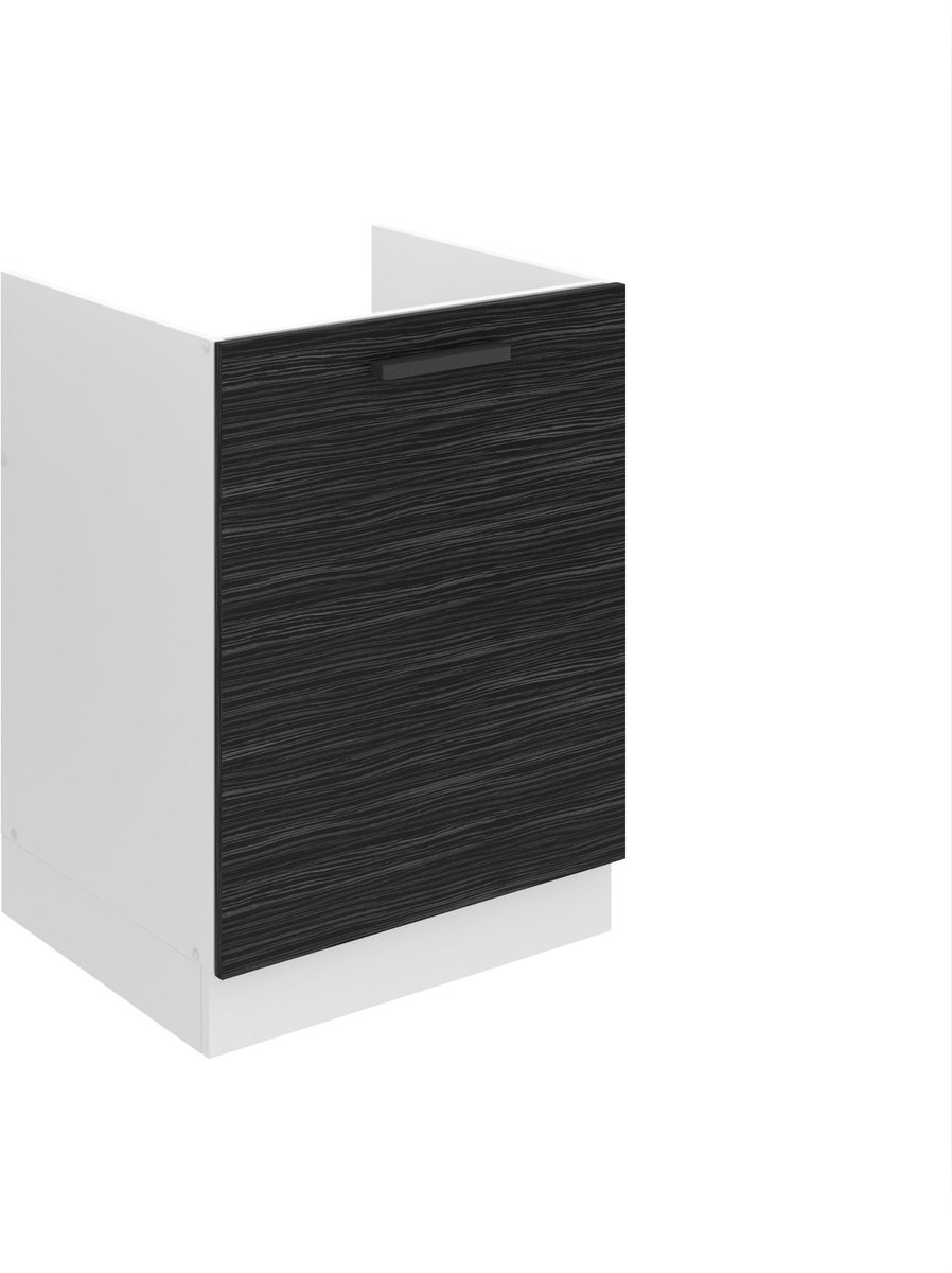 BELINI Spoelbakkast SDZ 60 cm met 1 Deur - Koninklijk Ebbenhout