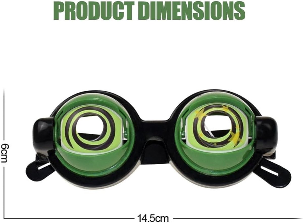 Creatieve en hilarische gekke brillen als perfect accessoire voor feesten, maskerades en vieringen in het groen - uniek, opvallend en leuk!