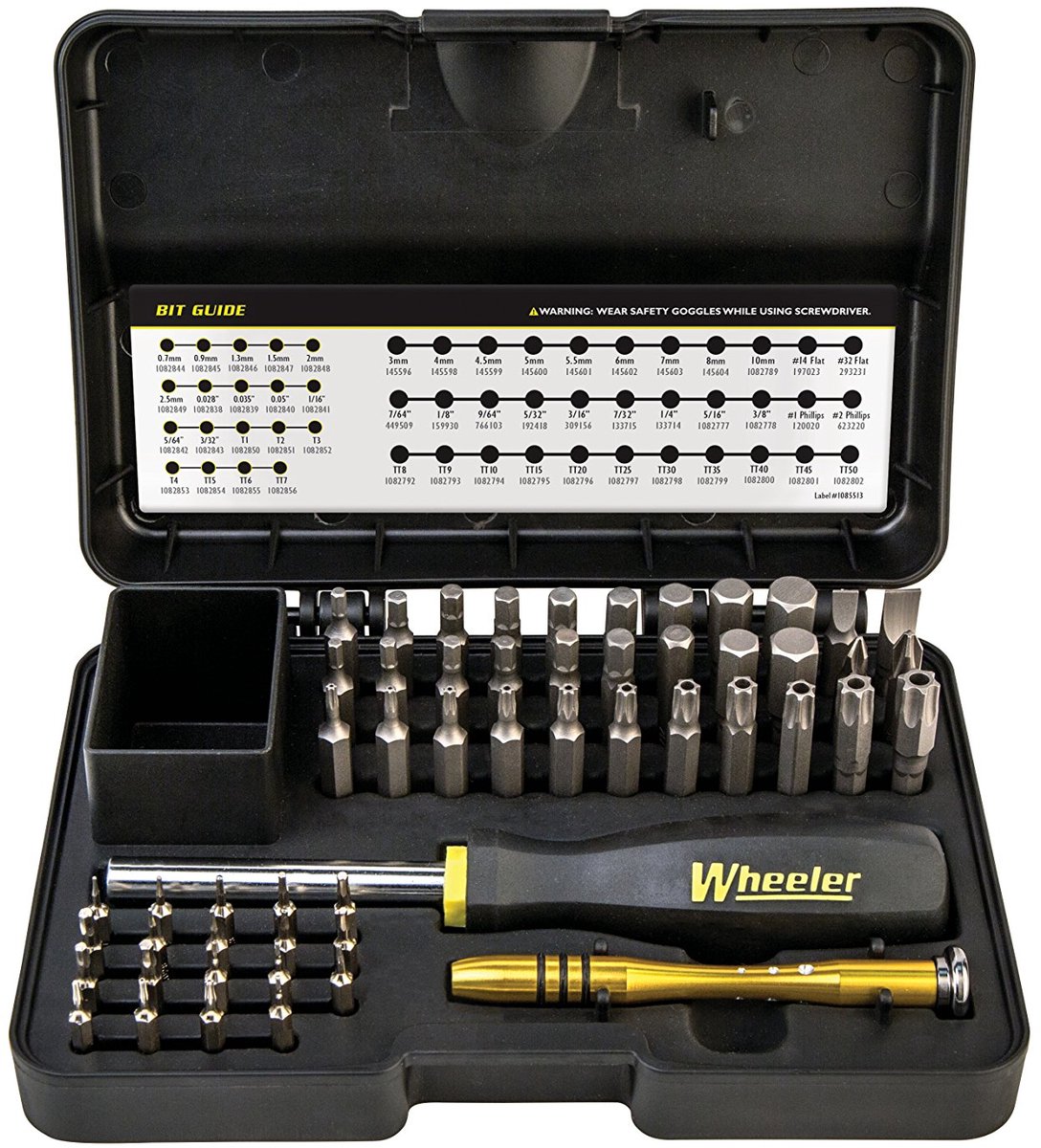 SnelShoppen - Schroevendraaierset 55-delig SAE/Metric, Torx-sleutels, Inclusief 1/4 inch Stuurwielgreep, Voor Thuis, Garage, Klussen
