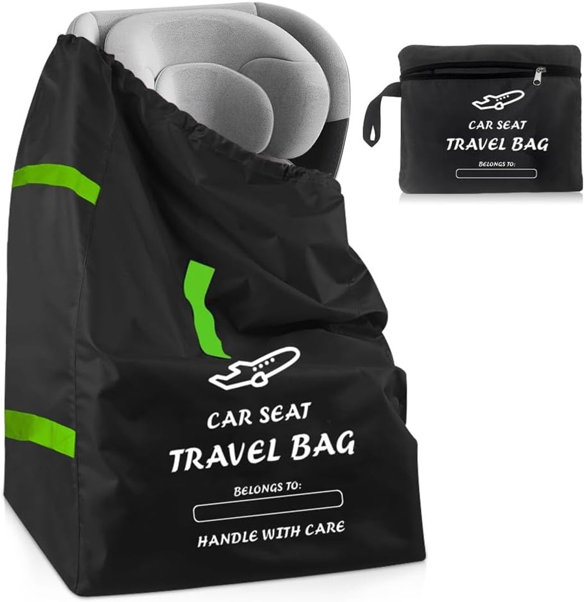 Transporttas voor Kinderwagens, Reis- en Beschermtas voor Vliegtuigen, Geschikt voor Rolstoelen en Opslag, Waterafstotende Grote Pram Bag, 86x46x46 cm, Ideaal voor Vakanties en Uitstapjes