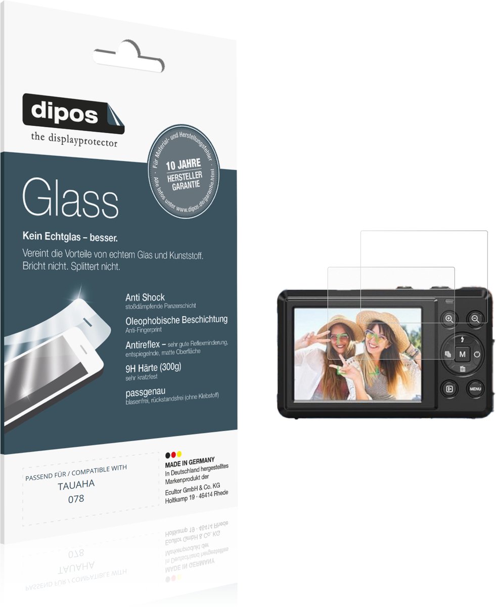 dipos – 2x Matte Pantserfolie geschikt voor TAUAHA 78 | 9H Screenprotector