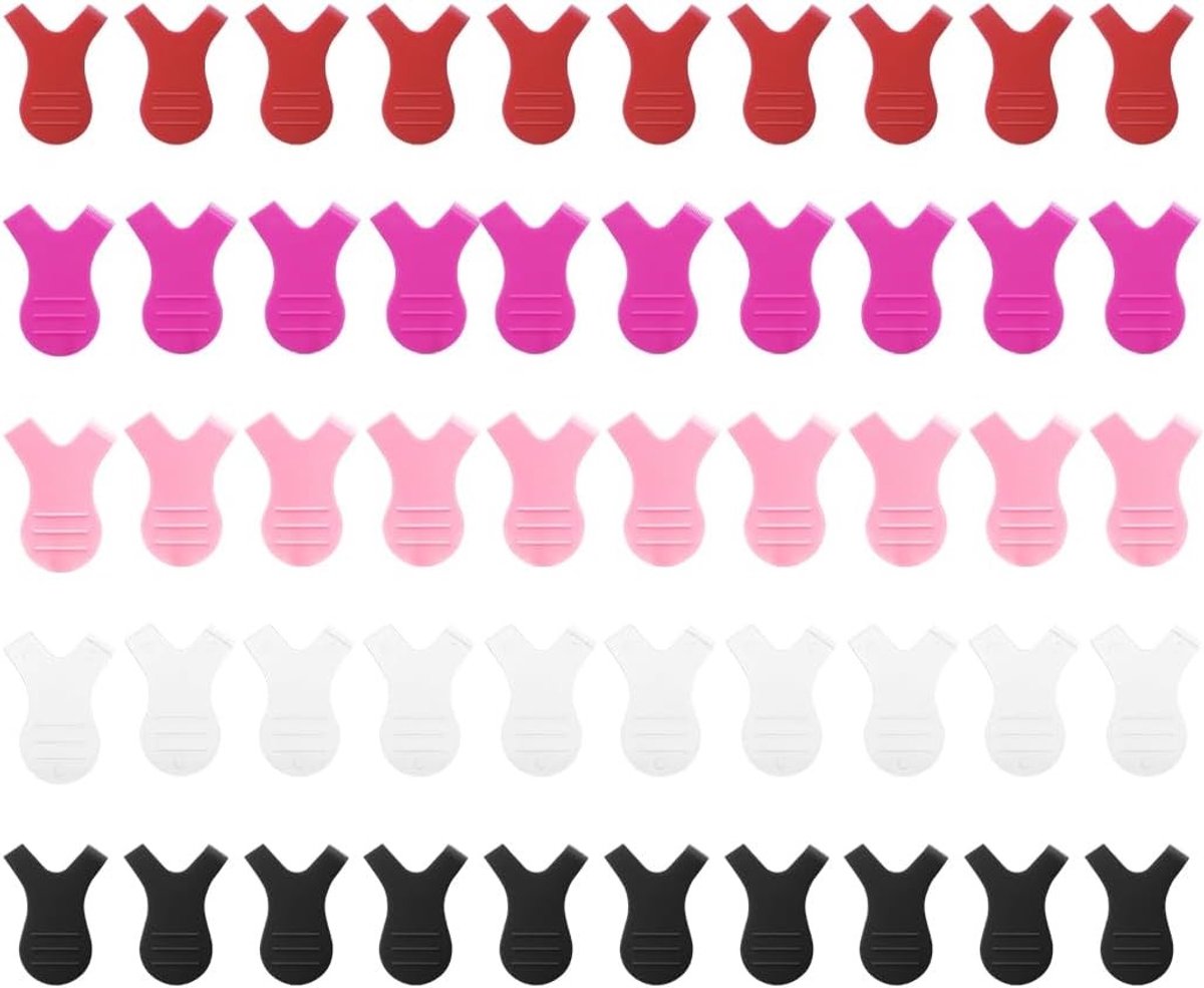 Set van 50 Wimperkammetjes voor Wimperlaminatie, Wimperaccessoires en Krullen, Verkrijgbaar in 5 Kleuren