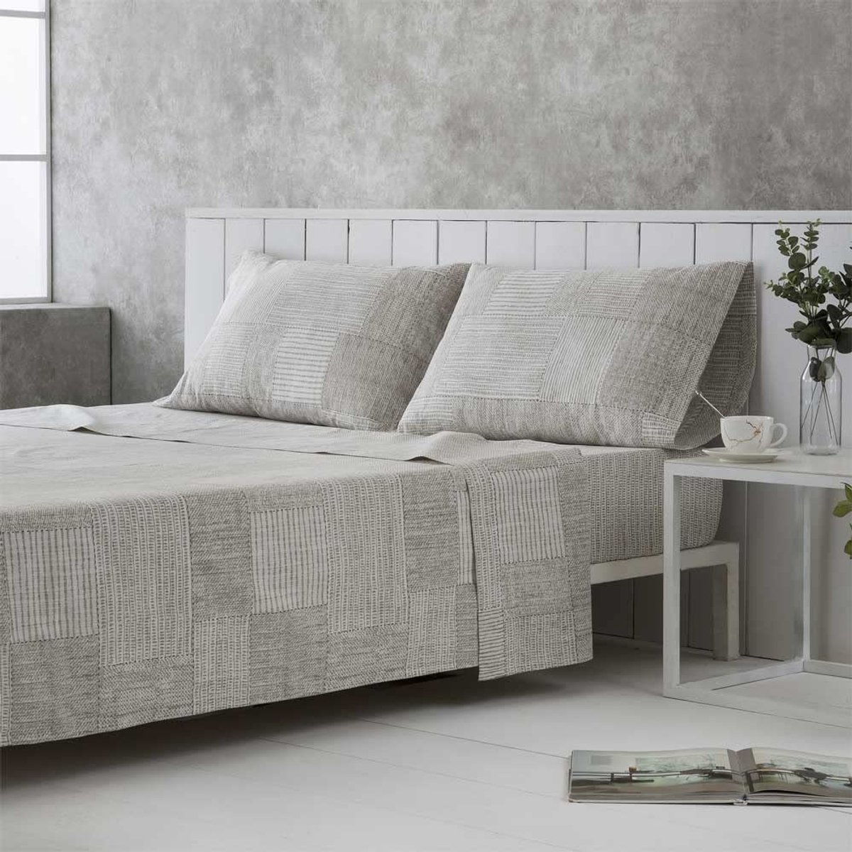 SnelShoppen - Beddengoed 180 x 190 / 200 cm, Biologisch Katoen, Beige, GOTS-gecertificeerd, Inclusief 2 Kussenslopen en Hoeslaken, Perfect voor Slaapk