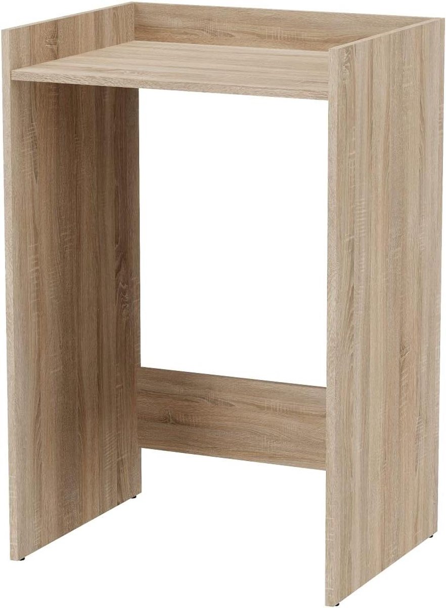 Wasmachinekast - Badkamerkast - Opbergen - Moderne stijl - 64x50x97.5 cm - Sonoma eiken