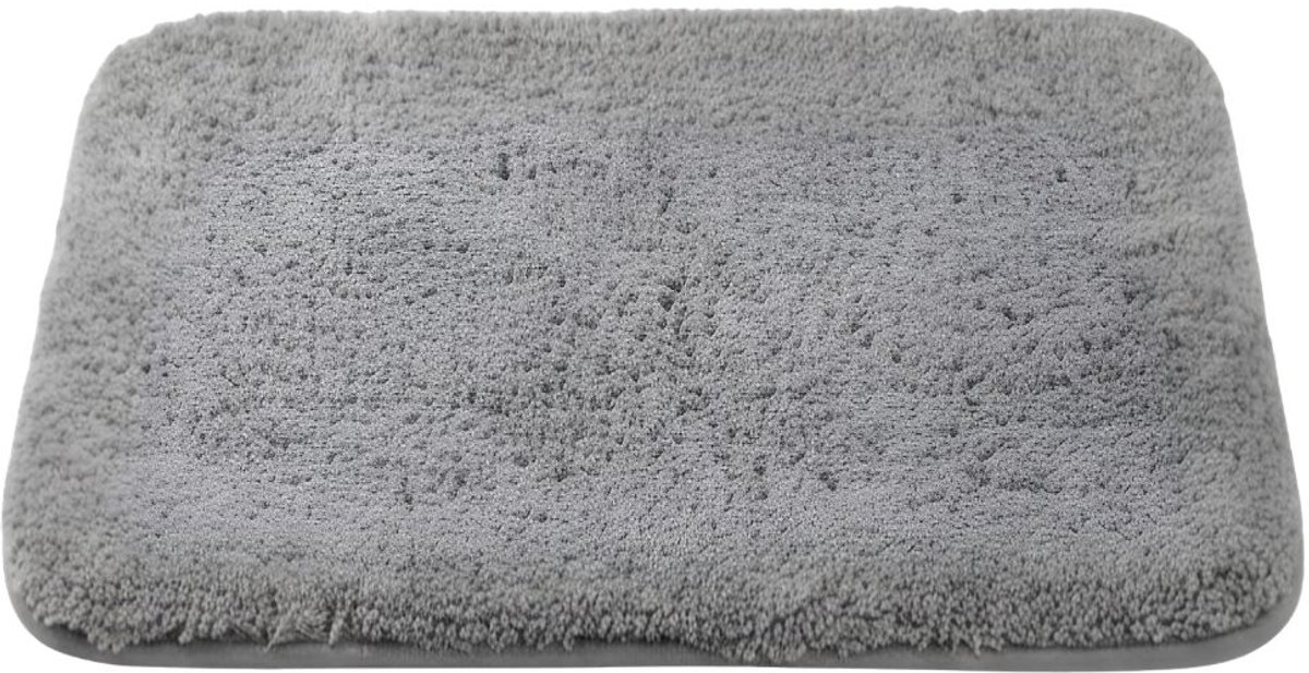 NIVA® Antislip Douchemat - Waterabsorberende Badmat - Zachte Badmat - Grijs - 80cm x50cm x 3cm