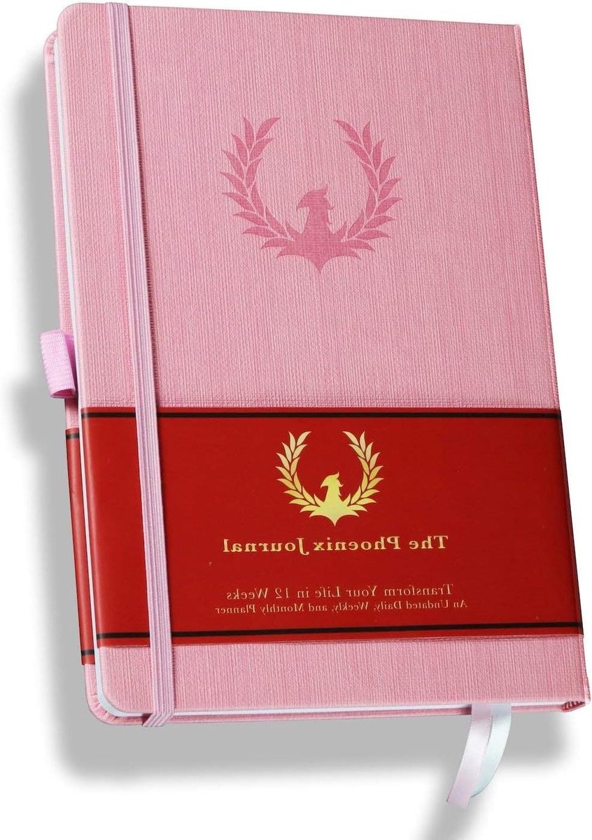 Persoonlijke Planner - Dagboek Organizer - Doelen Stellen - 12 Weken Systeem - 6.5x9 inch - Roze