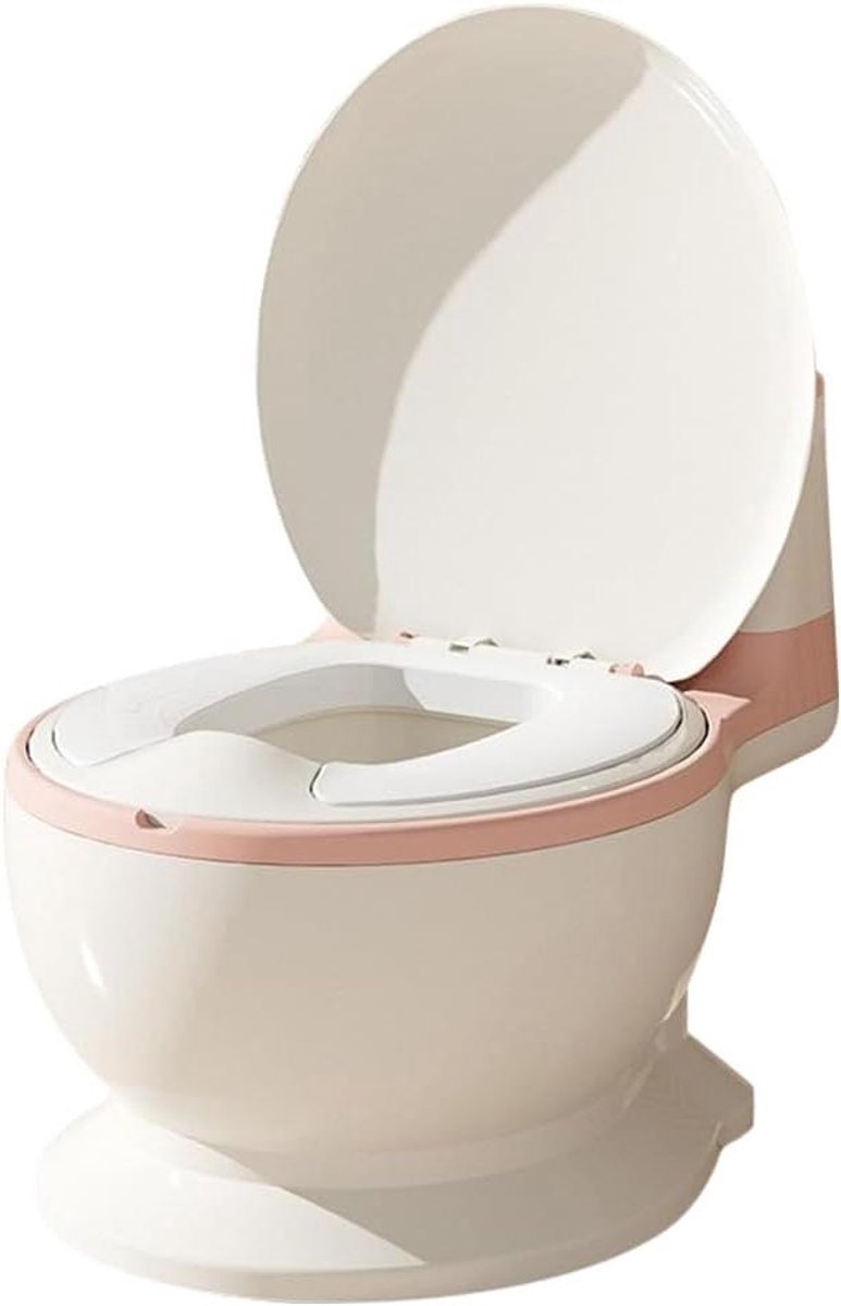 Baby Toilet Pot - Potje Kinderen - Zindelijkheidstraining - Realistisch Geluid - Tot 50kg - Roze