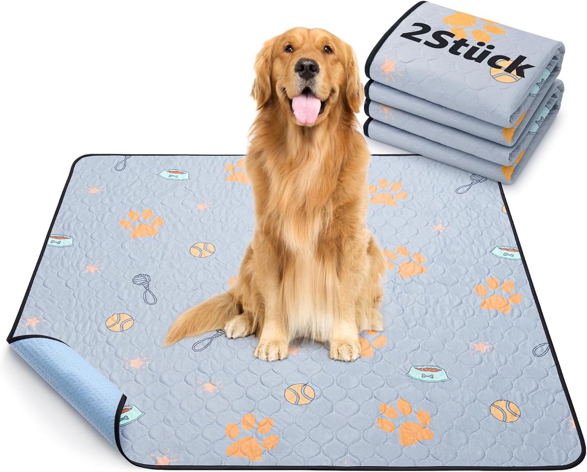 Puppyonderleggers van 122 x 122 cm voor zindelijkheidstraining, huisdieren en bescherming van vloeren