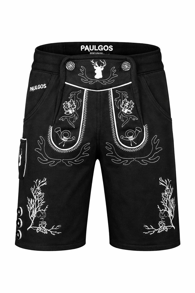 PAULGOS Heren Traditionele Joggingbroek - Design Traditionele Leren Broek - JOK3 - Verkrijgbaar in 3 kleuren - Maten S - 5XL
