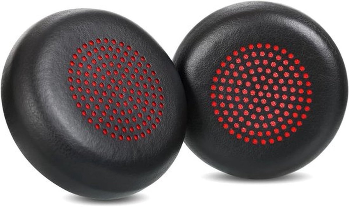 Vervangende oorkussens voor kantoorhoofdtelefoons - Zwart - Compatibel met Savi 8400, 8410, 8420 - Eiwitlederen accessoires