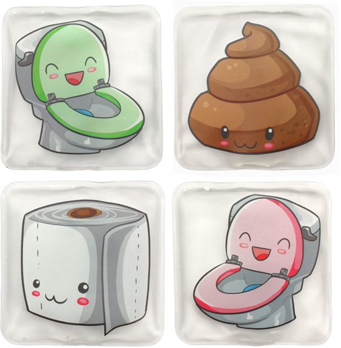 Handwarmers Oplaadbaar - Herbruikbare Warmtezakjes - Warmtepads - Lichtgewicht - Zachte Hoes - Set van 4