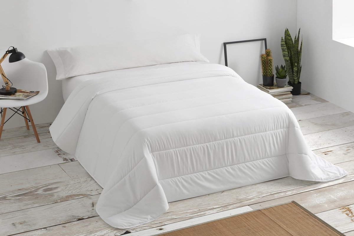 SnelShoppen - Degrees Home Calid Dekbed 155x220 cm voor 90/80 cm bedden, Lente en Zomer, 270 g/m² Vezel, Wit, Ideaal voor Comfortabel Slapen