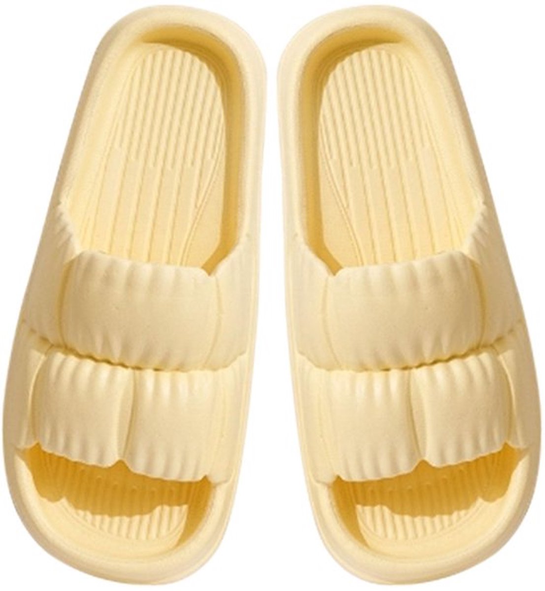 Doucheslippers - Antislip - Zacht en comfortabel - 36 t/m 37 - Badkamersandalen - Glijslippers - Geschikt voor dames - Bloemblaadje ontwerp