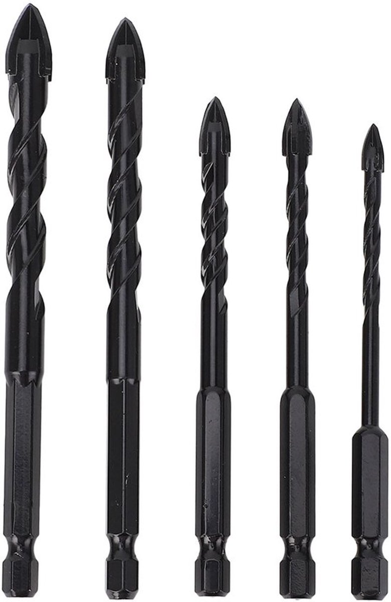 Betonboren 5-delige Set - Gecementeerd Carbide