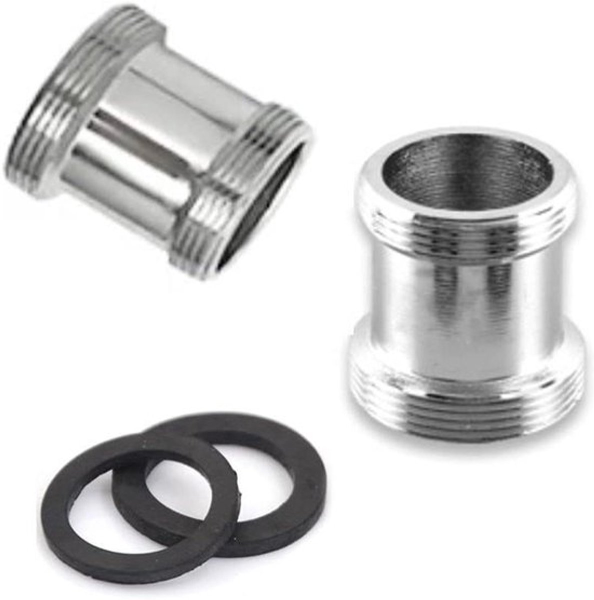 Messing Kraan Adapter - 22mm naar 21mm NPT Draad - Waterzuiveringsconnector voor gootsteenkraan