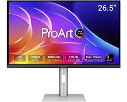 ASUS ProArt Display PA279CDV - 4K OLED Grafisch Design Monitor - 99% DCI-P3, ΔE < 1.5 - USB-C 96W - USB Hub - 120Hz - 27 Inch