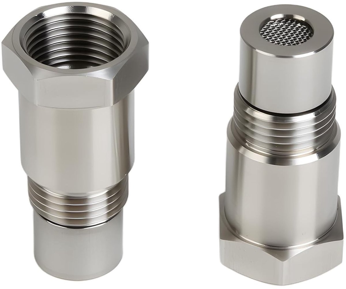 Lambda probe adapter M18*1.5 - O2 zuurstofsensor extender 45mm, Lambda eliminator voor auto en vrachtwagen uitlaatsysteem, universeel gebruik