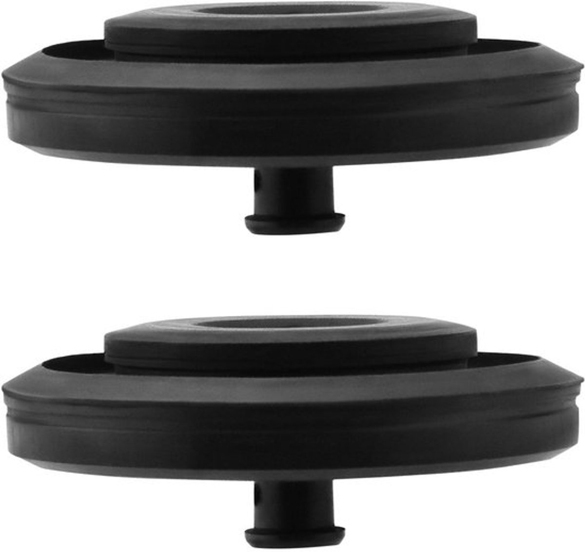 Toiletvullen Klep 2 Stuks - Afdichtring - Vervangingsdeel - Siliconen - Model 242MP071 - Zwart - Afsluiter
