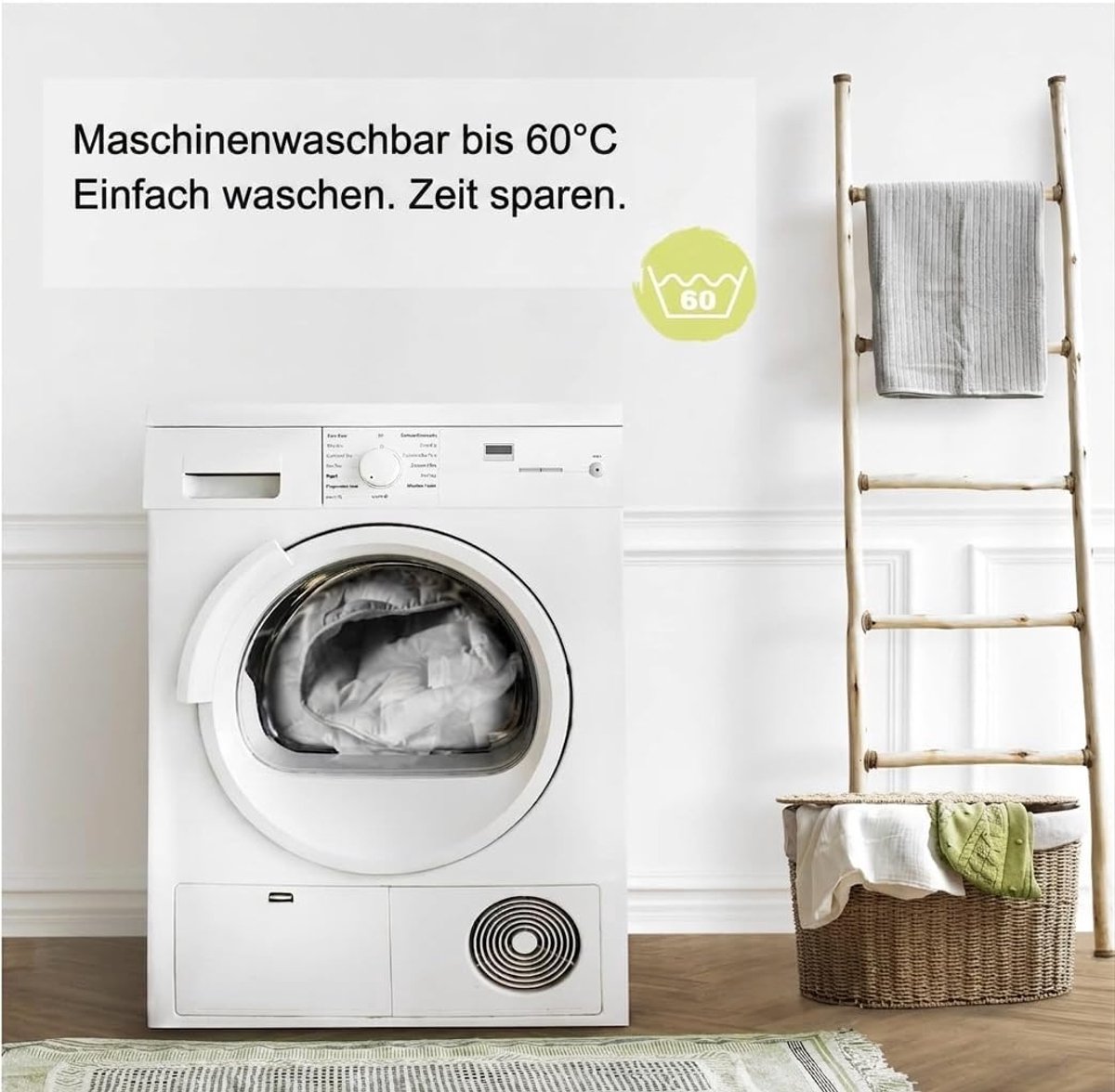 SnelShoppen - Matrasbeschermer 180 x 200 cm, Wasbaar, Made IN Green, Gecertificeerd, Ideaal voor Bed, Kinderen, Camping en Thuisgebruik