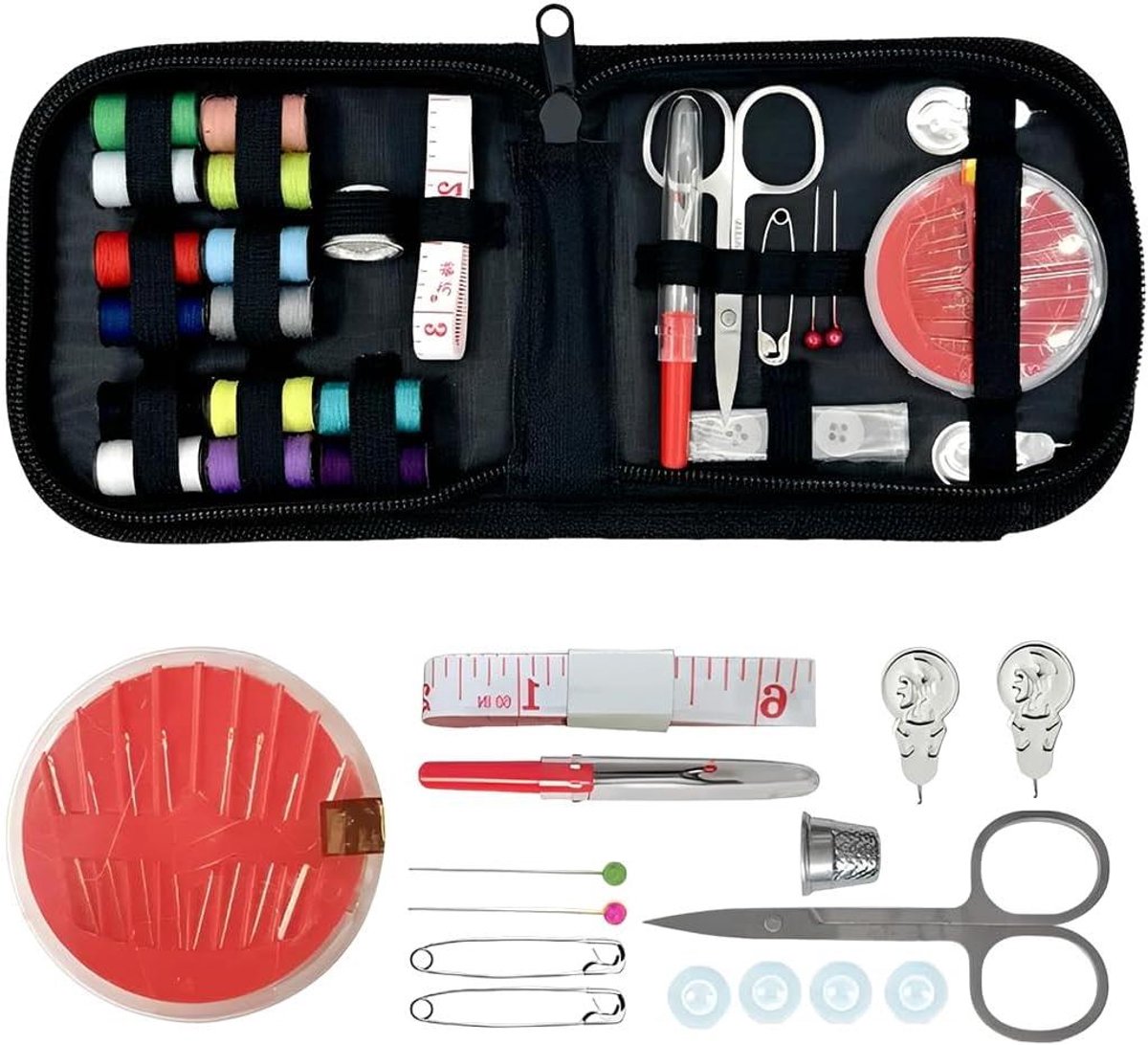 Draagbare Naaiset - Reparatieset Naaien - Kleding Repareren - 27 Delige Set - Compact Formaat - Multicolor