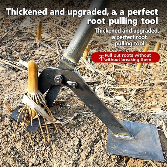 Onkruidtrekker Lange Steel - Tuin Gereedschap - Staand Wieden - Wortel Verwijdering - 92 cm - Niet gespecificeerd — afbeelding 5