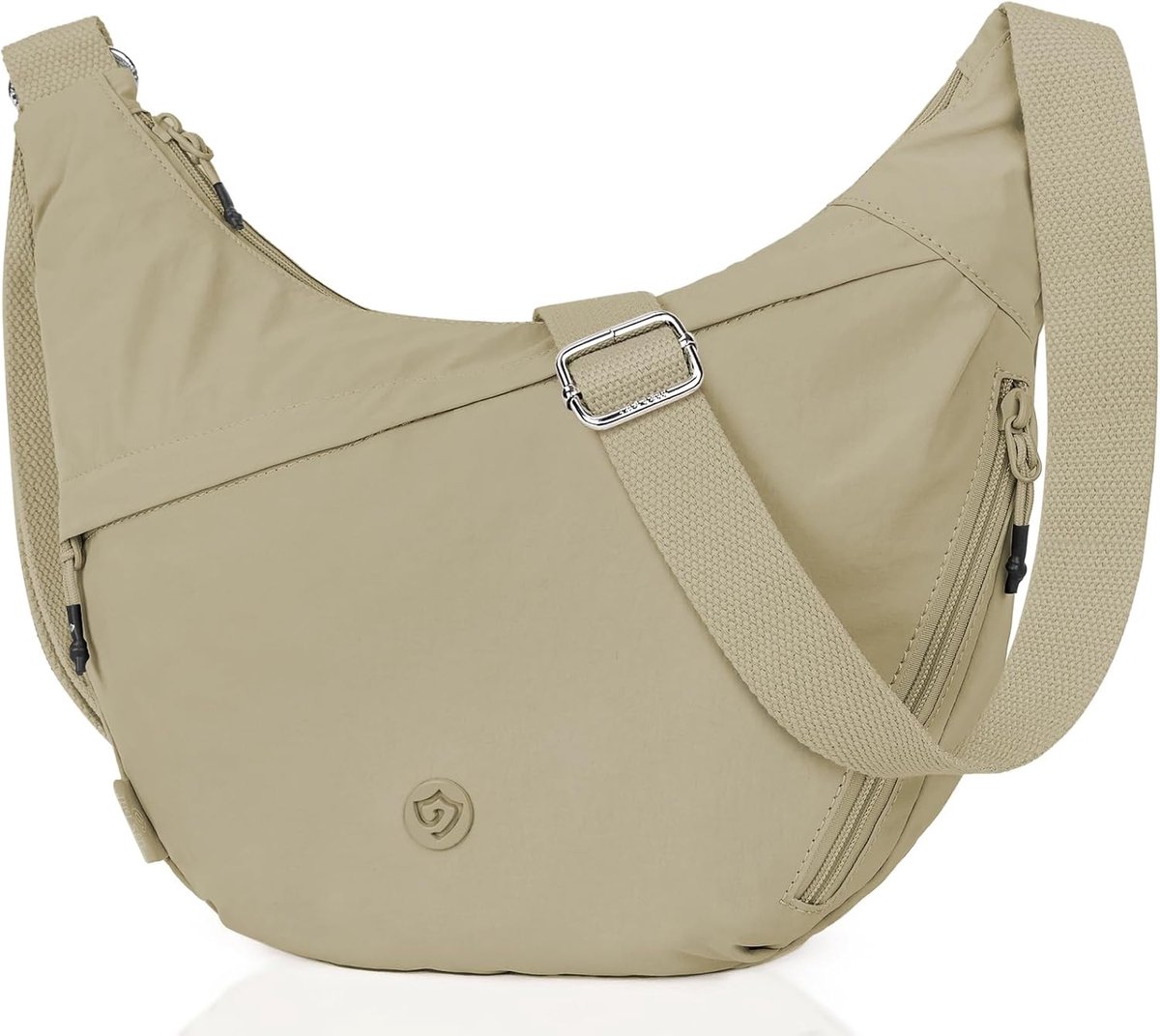 Schoudertas Dames Klein - Halve Maan Vorm - Lichtgewicht Met Meerdere Vakken - Perfect Voor Werk - ShopVlot