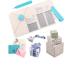 Creatieve Envelope Maker voor het Maken van Enveloppen, Cadeau-dozen en Strikken - Ideaal voor Scrapbooking en Knutselen met Indentatie Pen en Punch Boards