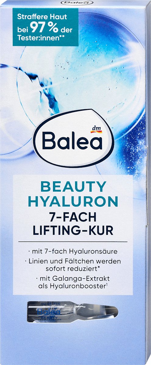 Balea Beauty Hyaluron 7-daagse Liftingkuur – 7 x 1 ml