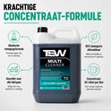 Een 5L jerrycan TSW Multi Cleaner, met iconen die de alkalische reinigingsformule en milieuvriendelijkheid aangeven.