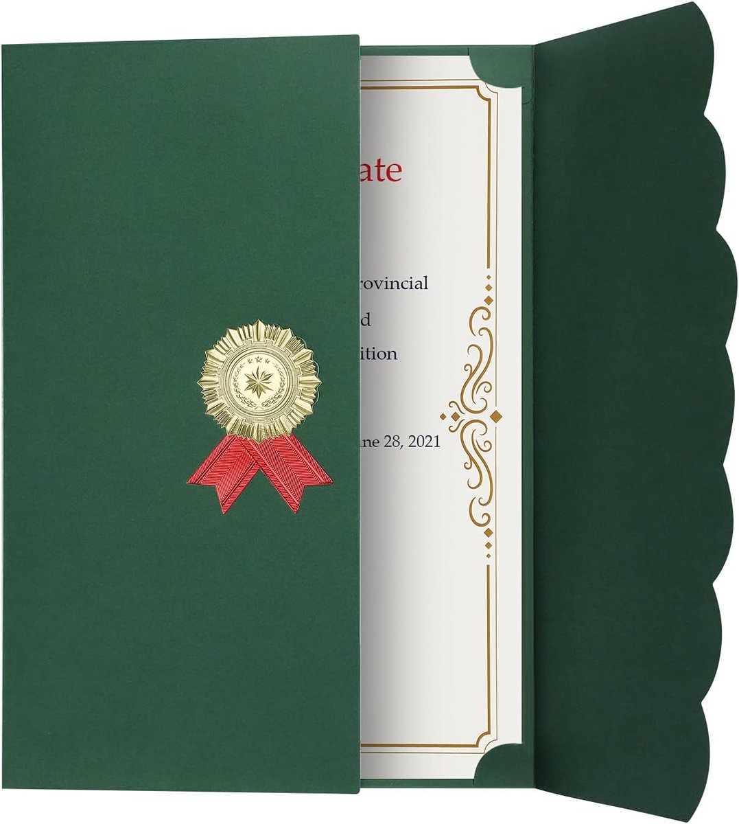 A4 certificaat houder 5 stuks diploma map verguld diplomamap afdekking oorkondenhoes award set uitnodigingskaart beschermhoes student afstuderen