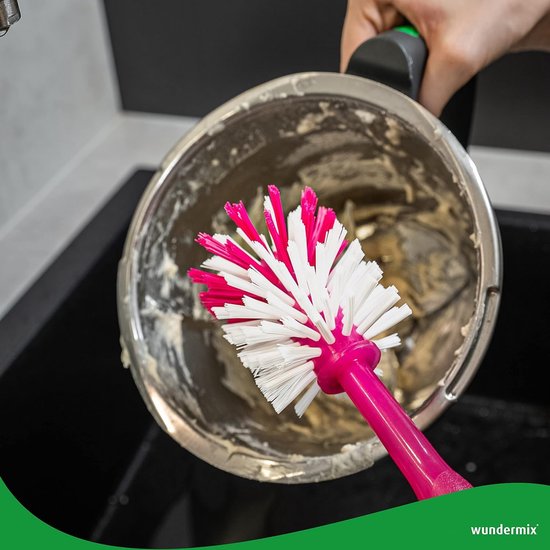 Set van 5 spoelborstels voor Thermomix - Reinigingsborstel voor mixers, robuuste borstel met nylon borstelharen — afbeelding 2