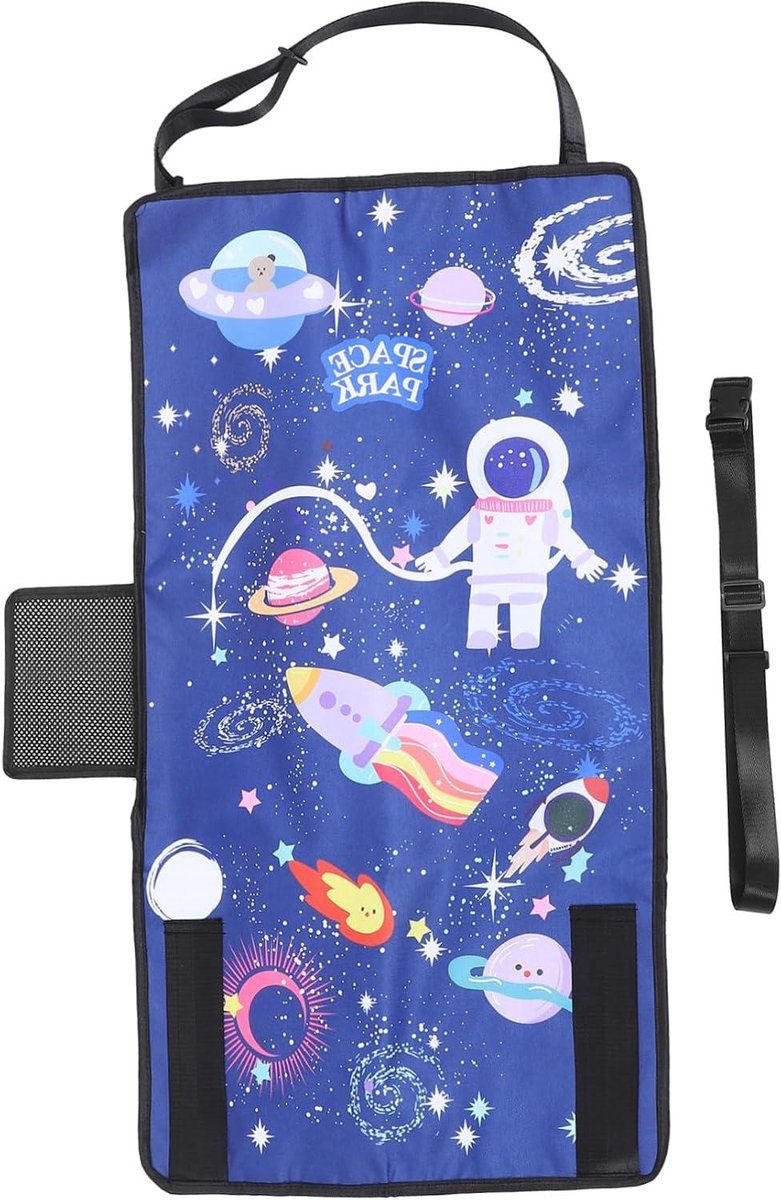 Reisbed Vliegtuig - Vliegtuigbed Peuter - Comfortabel Reizen - Stoelverlenger - 78x44x0.3cm - Donkerblauw