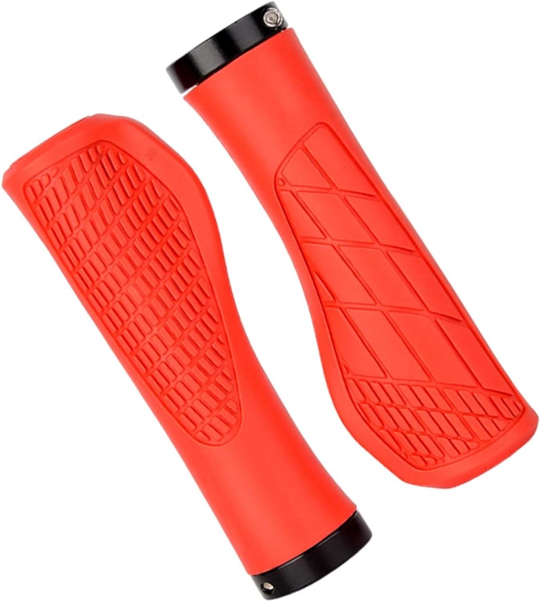 Fietshandgrepen - Stuurgrepen - Comfortabel Fietsen - Trillingsdempend Siliconen - 22.2-31.8mm - Rood