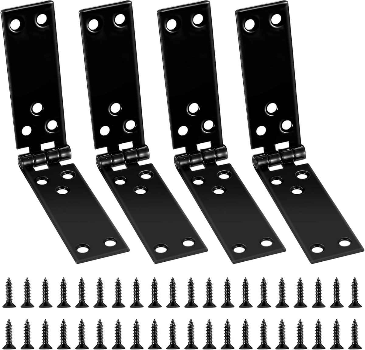 Scharnieren voor houten poort, tuinmeubelen, kast, deur, gereedschapskist (150 x 25 mm)