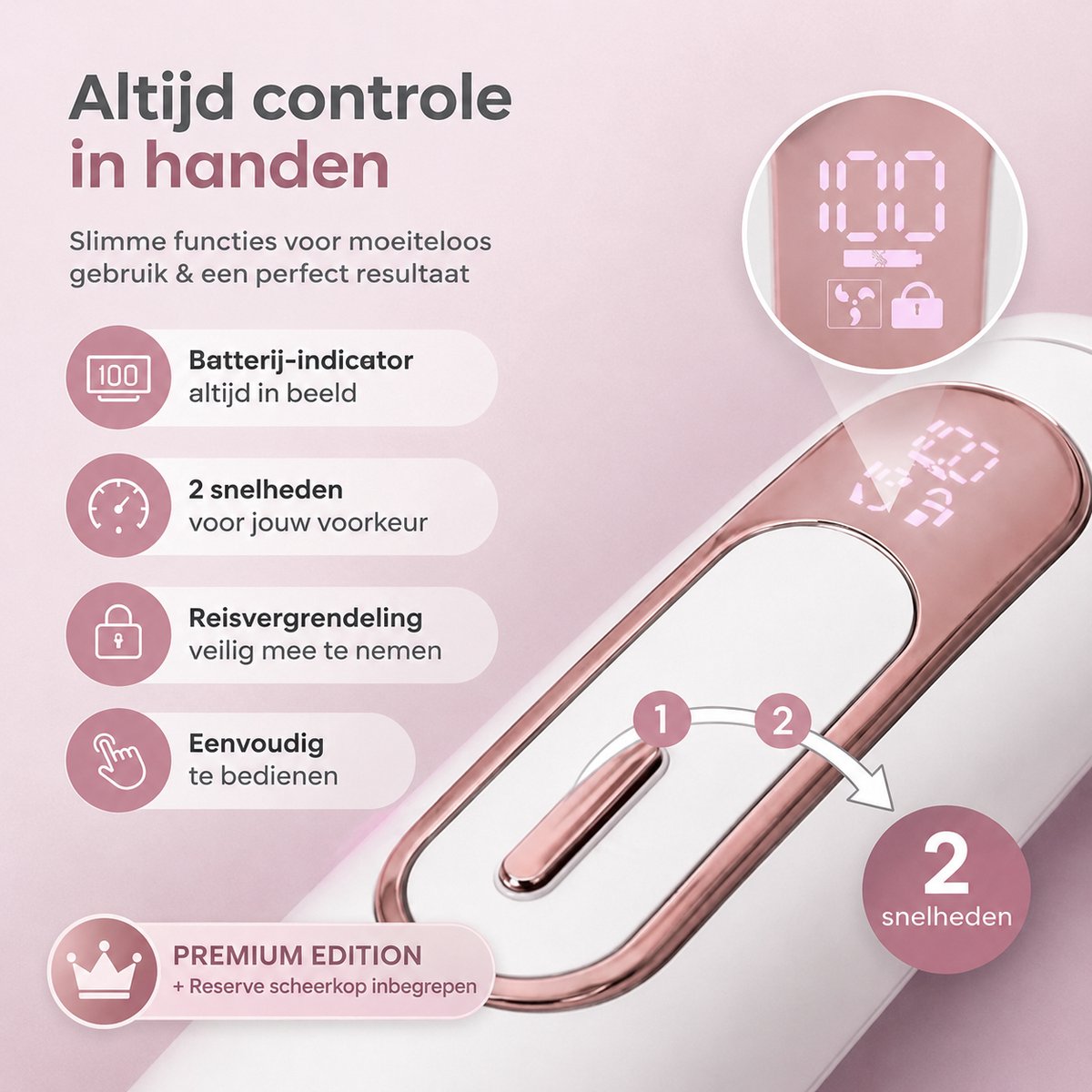 Elura Ladyshave voor Vrouwen 4-in-1 Premium thumbnail 3